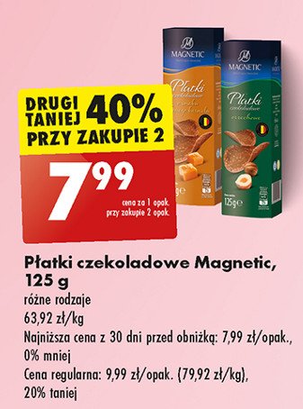 Płatki czekoladowe orzechowe Magnetic promocja