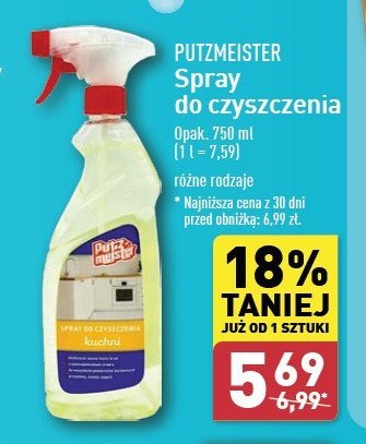 Spray do czyszczenia łazienki Putzmeister promocja