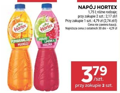 Napój Hortex promocja w Stokrotka