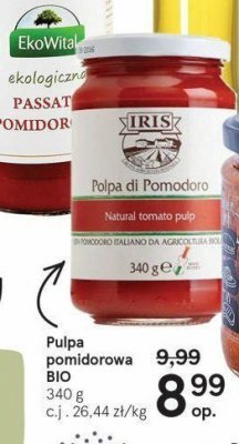 Pulpa pomidorowa bio Iris promocja