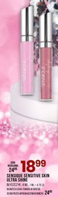 Błyszczyk Sensique Sensitive Skin Ultra Shine promocja w Drogerie Natura