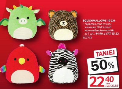 Squishmallows 19 cm promocja w Selgros