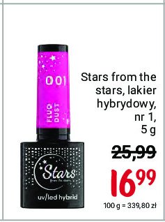 Lakier hybrydowy 001 Stars from the stars promocja