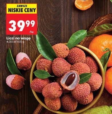 Liczi na wagę promocja w Biedronka