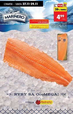 Filet z łososia atlantyckiego promocja w Biedronka