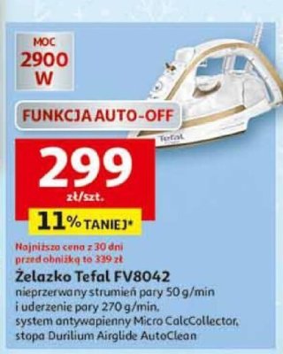 Żelazko Tefal FV8042 promocja w Auchan