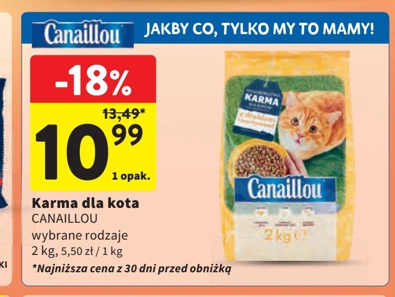 Karma dla kota dr贸b z warzywami Canaillou promocja