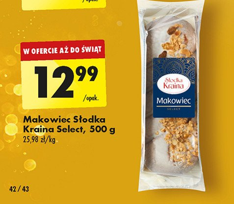 Makowiec Słodka kraina promocja w Biedronka