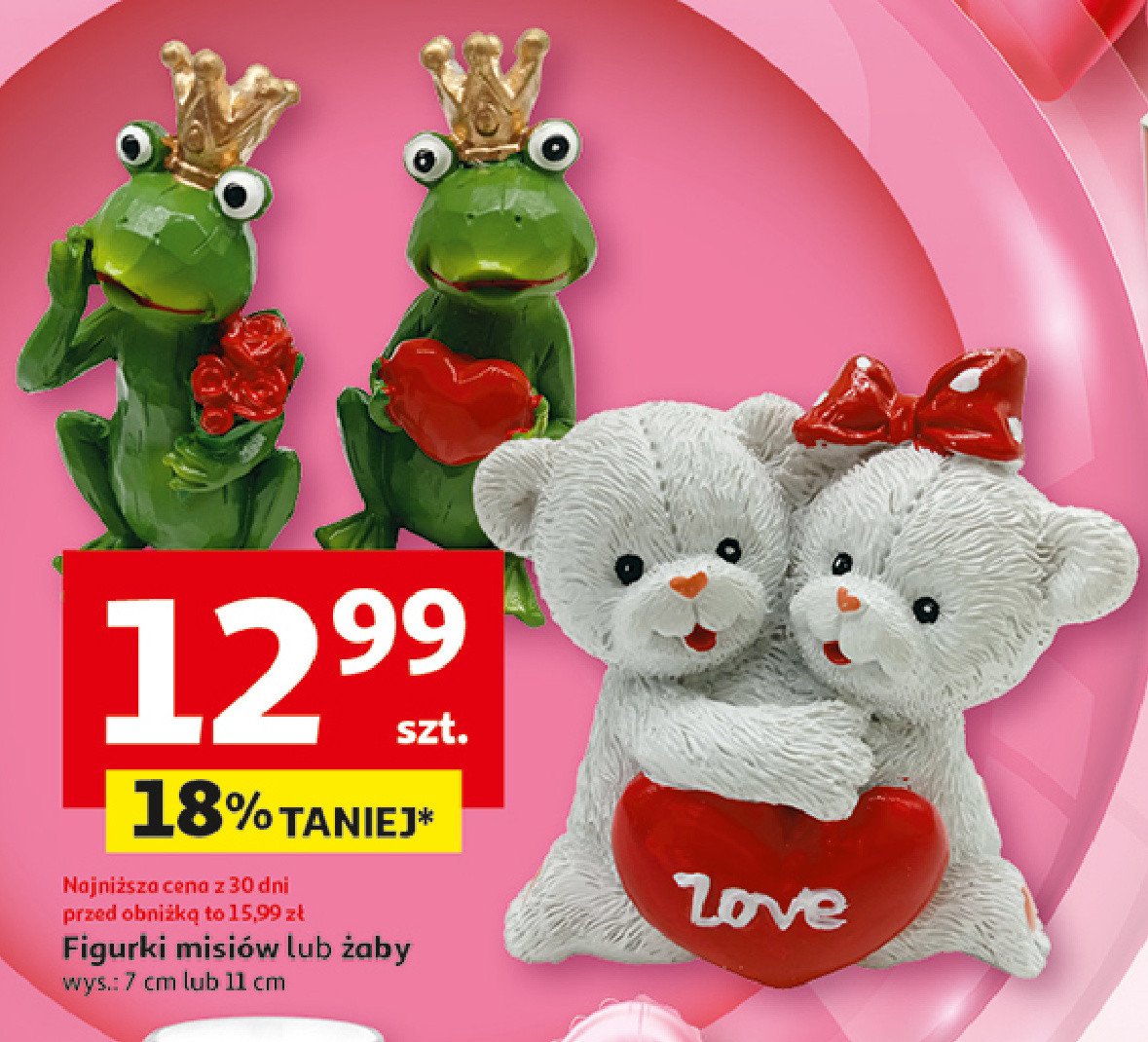 Figurki żaby 11 cm promocja