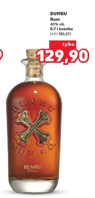 Rum BUMBU promocja w Kaufland