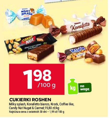 Cukierki candy nut Roshen promocja