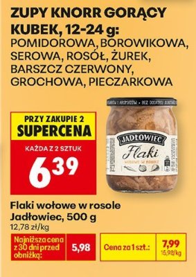 Flaki wołowe w rosole Motkowice 500g promocja w Biedronka