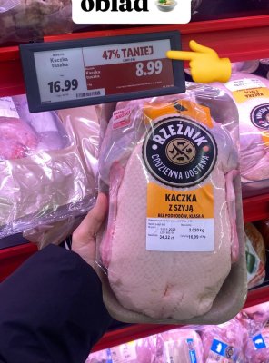 Kaczka tuszka promocja w Lidl