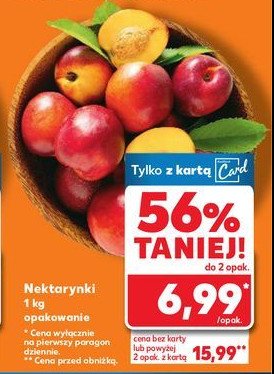Nektarynki promocja w Kaufland