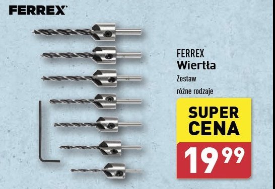 Wiertła Ferrex promocja