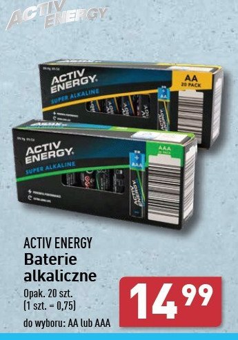 Baterie aaa Activ energy promocja