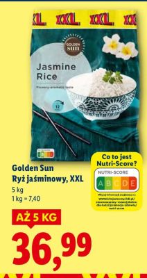 Ryż jaśminowy Golden Sun, XXL promocja w Lidl