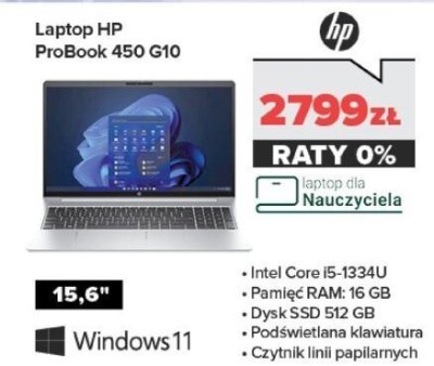Laptop ProBook 450 G10 promocja w NEONET