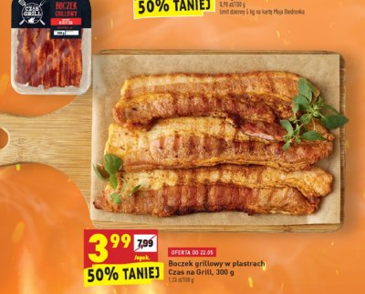 Boczek grillowy plastry Czas na grill promocja