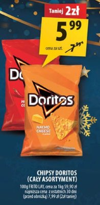 Chipsy Chipsy Doritos (cały asortyment) 100-150g promocja w Arhelan