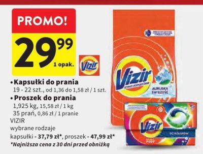 Kapsułki do prania promocja w Intermarche