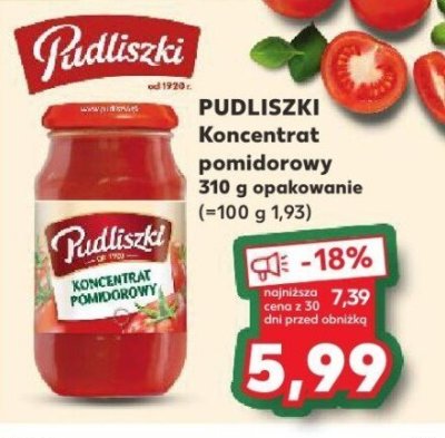 Koncentrat pomidorowy promocja w Kaufland