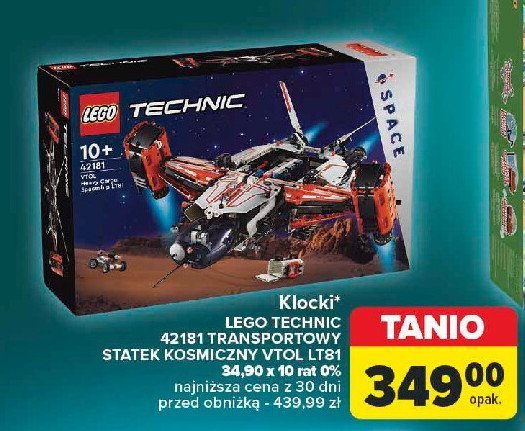 Klocki 42181 Lego technic promocja w Carrefour