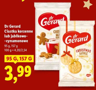 Ciastka korzenne jabłkowo-cynamonowe Dr Gerard promocja