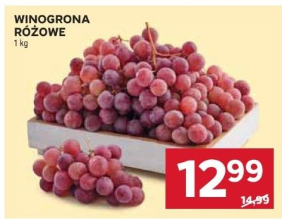 Winogrona różowe bezpestkowe promocja w Stokrotka
