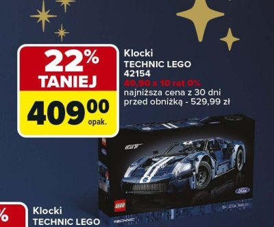 Klocki LEGO TECHNIC LEGO 42154 promocja w Carrefour