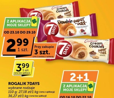 Wafelek 7Days Double Max różne rodzaje promocja w Groszek