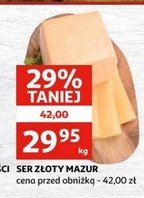 Ser złoty mazur promocja w Auchan