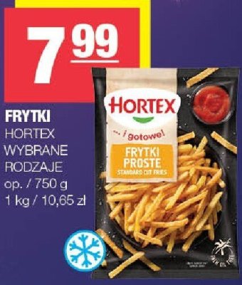 Frytki Hortex wybrane rodzaje promocja w SPAR
