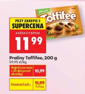 Praliny Toffifee promocja w Biedronka