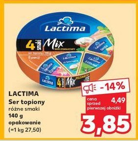 Ser topiony mix 4 smaki Lactima promocja
