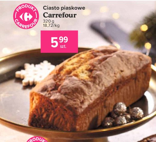 Ciasto piaskowe Carrefour promocja