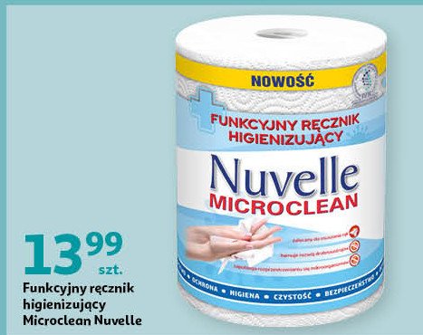 Ręcznik funkcyjny higienizujący microclean Nuvelle promocja