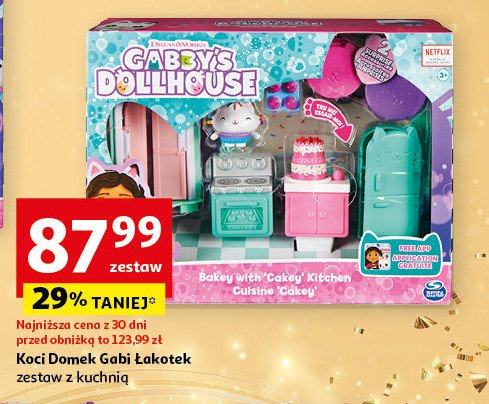 Zestaw z kuchnią koci domek gabi łakotek Spin master promocja w Auchan