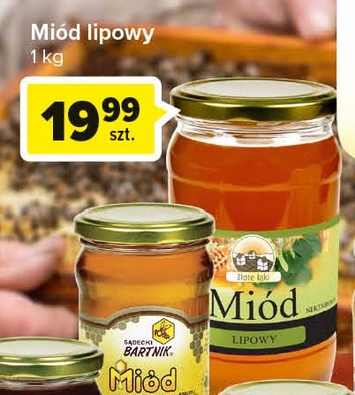 Miód lipowy Złote łąki promocja