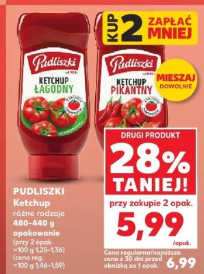 Ketchup różne rodzaje promocja w Kaufland