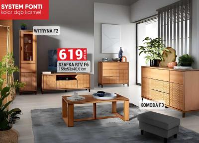 Witryna F2 50x187,4x40,6 cm promocja w Merkury Market