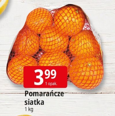 Pomarańcze siatka promocja w Leclerc