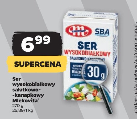 Ser wysokobiałkowy Mlekovita sba promocja