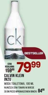 Woda toaletowa Calvin Klein In2U, 100 ml promocja w Drogerie Natura