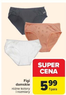 Figi damskie promocja w Carrefour