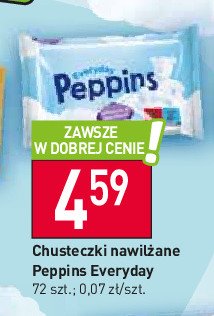 Chusteczki nawilżane everyday Peppins promocja