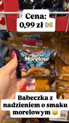 Babeczka z nadzieniem morelowym promocja w Dino
