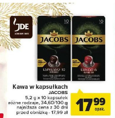 Kawa intenso 10 Jacobs espresso promocja