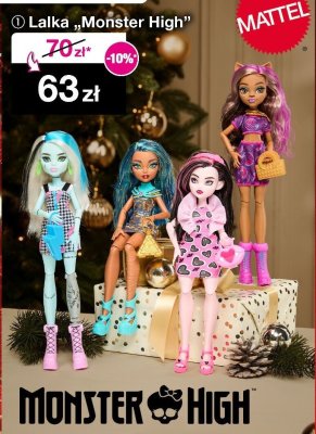 Lalka Monster High Mattel promocja w Woolworth