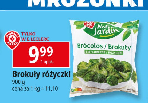 Brokuły różyczki Wiodąca marka notre jardin promocja w Leclerc